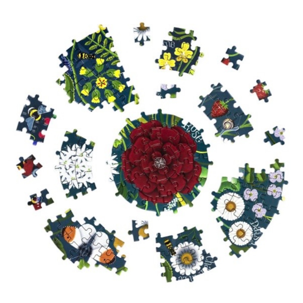 Shakespeare's Flowers: A 1000 Piece Jigsaw Puzzle - Picture 3 of 14